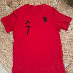 Adidas Cristiano Ronaldo #7 Manchester United Mens Amplifier Shirt Large